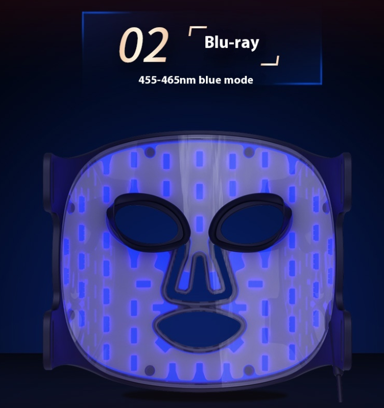 Elarion LED Silicone Photon Face Mask — Full-Face Light Therapy Treatment