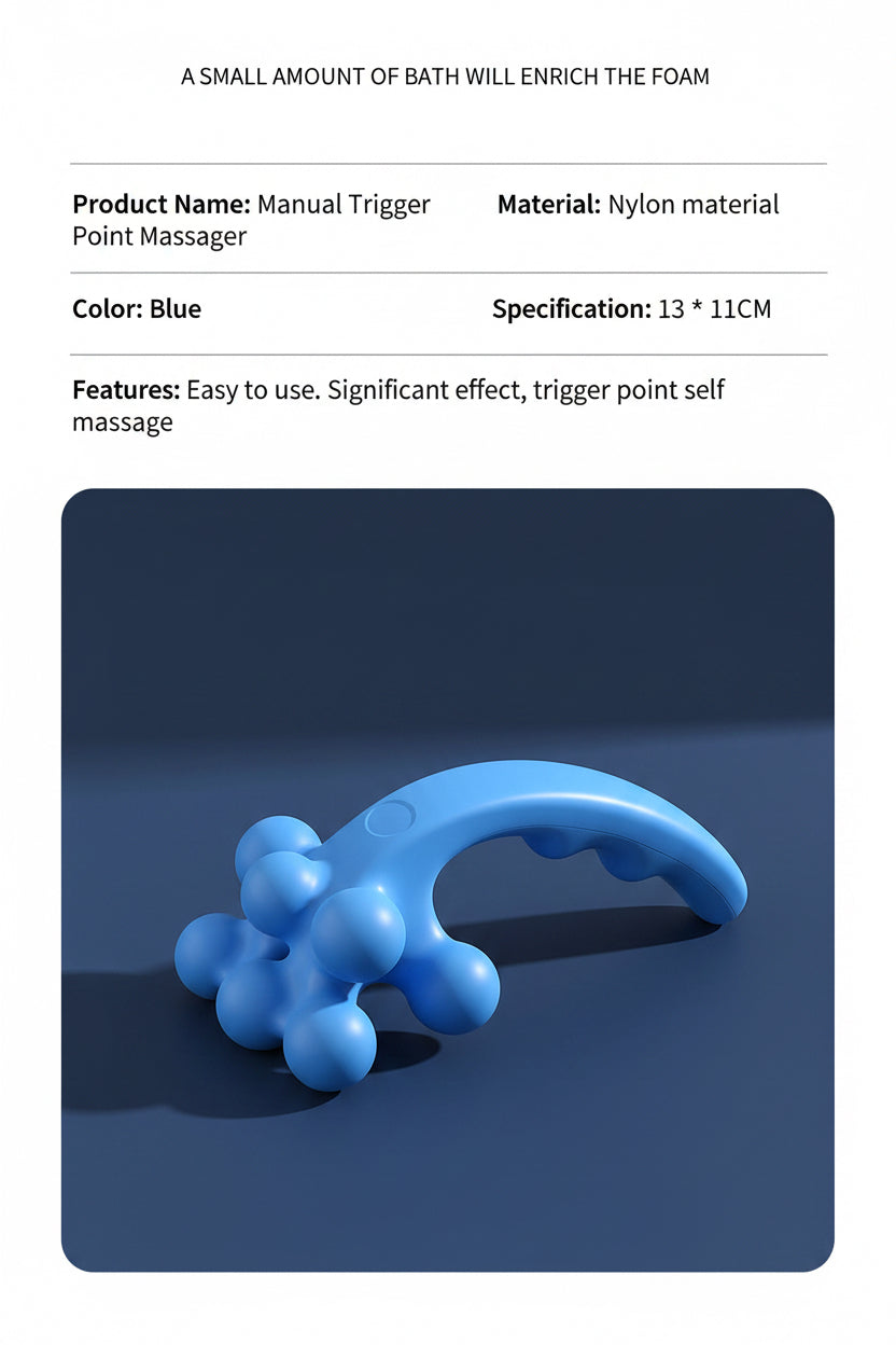 Elarion Manual Trigger Point Massager — Self-Myofascial Release Tool