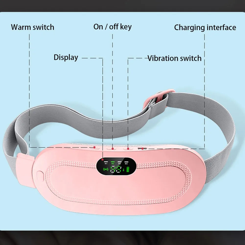 Elarion Menstrual Heating Pad — Smart Heat & Vibration Relief
