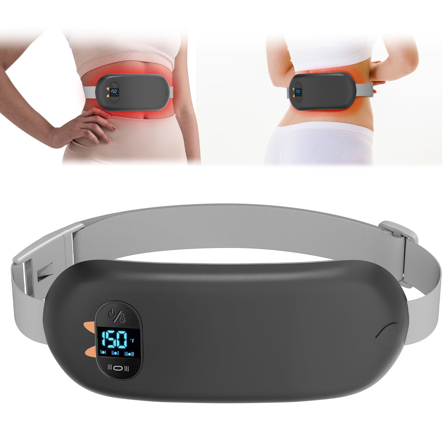 Elarion Cordless Menstrual Relief Heating Belt — Targeted Cramp Therapy