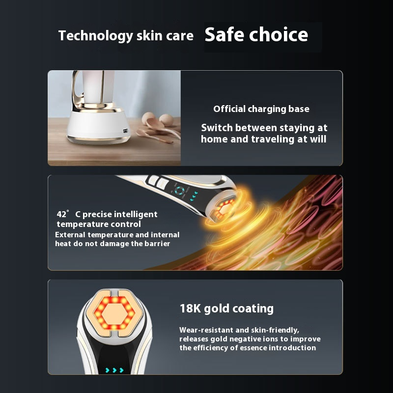 Elarion Ultrasonic EMS Beauty Device — Skin Lifting & Firming Wand