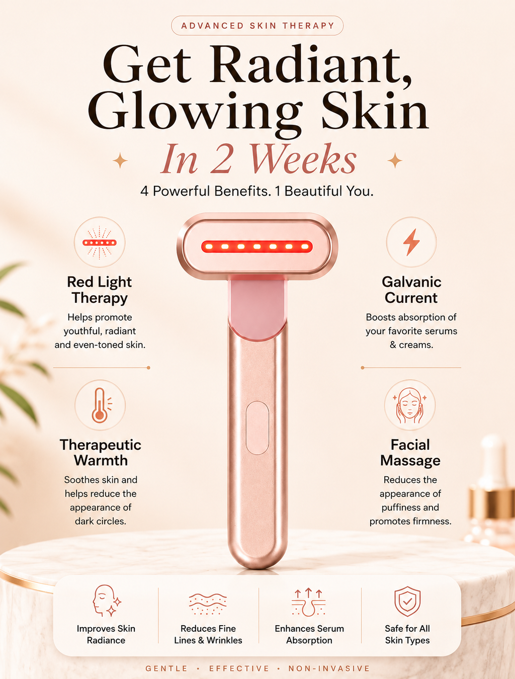 5-IN-1 Light Therapy Wand (One Piece)