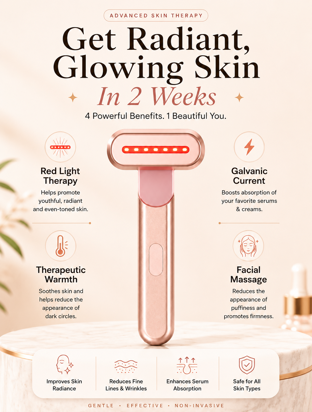 5-IN-1 Light Therapy Wand (One Piece)