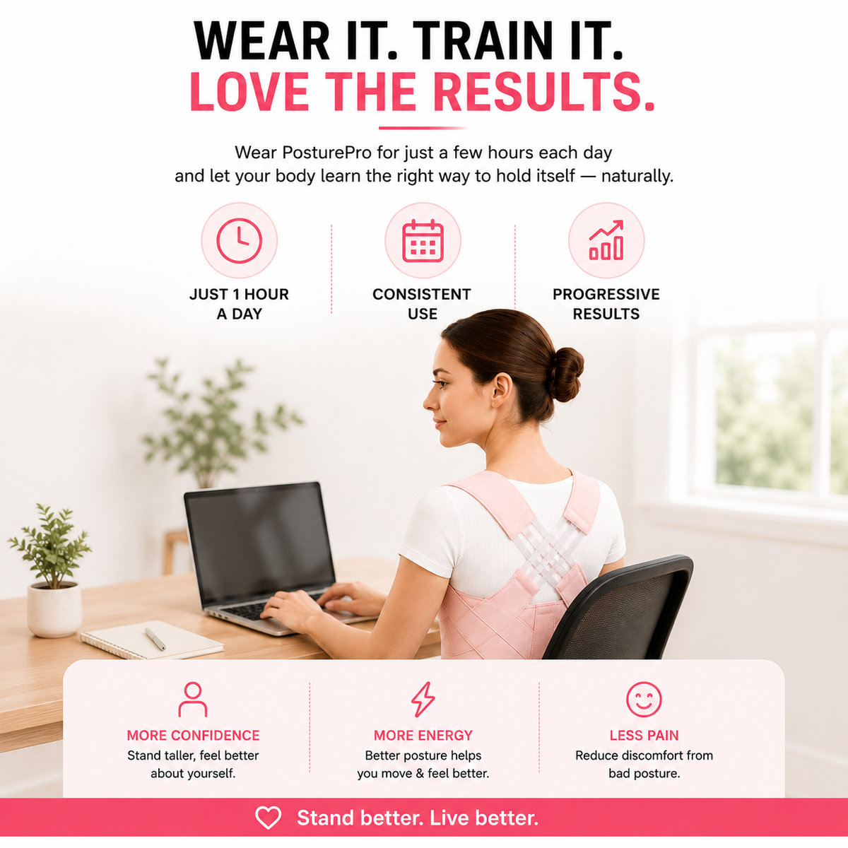 Elarion AlignSmart Posture Corrector — Adjustable Back Brace for Neck Pain, Slouch & Spinal Support