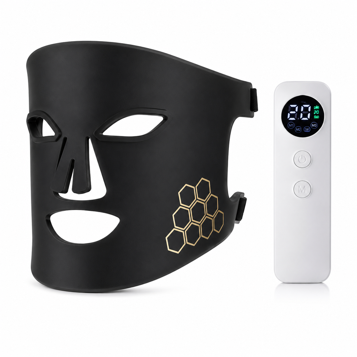 Elarion Multi-Technology Beauty Face Mask — LED, EMS & Heat Therapy