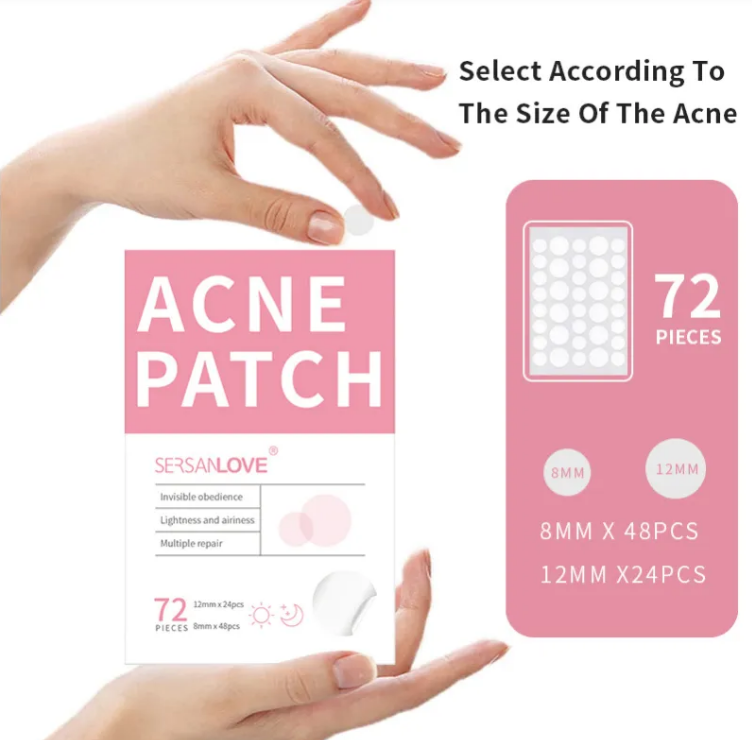 Elarion DermDots Acne Patches — Hydrocolloid Pimple Spot Treatment (72 Count, 3 Shades)
