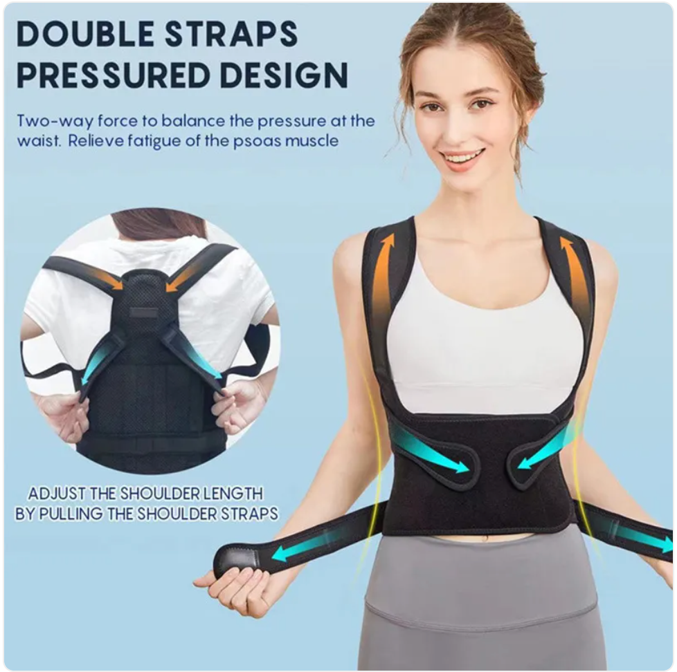 Elarion Posture Corrector Back Support Belt — Spinal Alignment & Relief