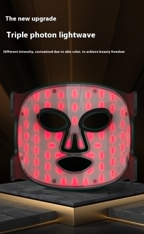 Elarion LED Silicone Photon Face Mask — Full-Face Light Therapy Treatment