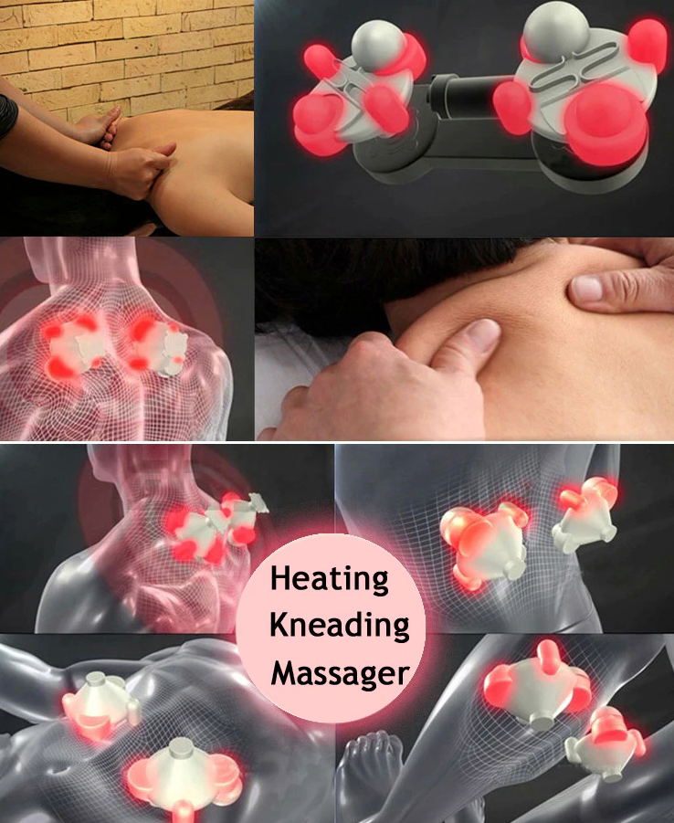Elarion Deep Relief Shiatsu Neck & Shoulder Massager — Heat Therapy