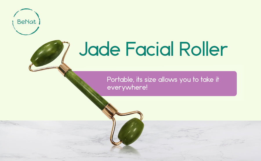 Elarion SculptGlow Jade Roller & Gua Sha Set — Face Sculpting & Lymphatic Drainage